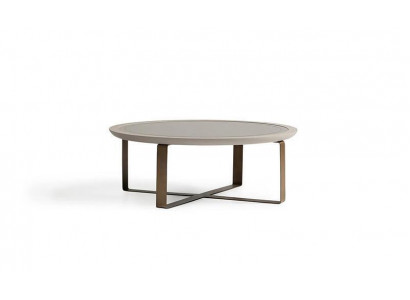 Salontafel Moderne bijzettafel Koffietafel Banktafel Beige Metaal