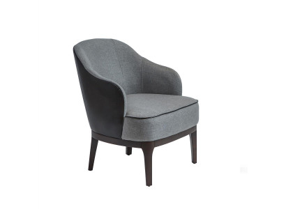 Woonkamer meubels fauteuil grijs inrichting luxe gestoffeerde meubels nieuw zitje
