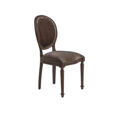 Designer luxe klassieke eetkamerstoel stoelen zitting gestoffeerde zitting hout