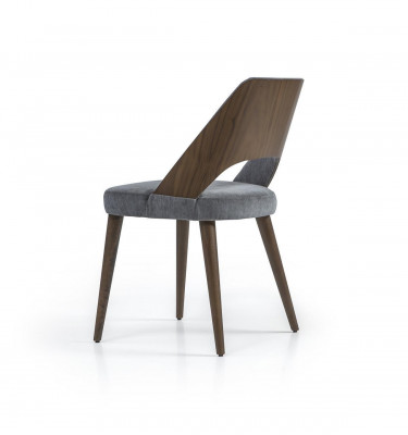 Eetkamerstoel Grijs Bekleding Stof Nieuw Luxe Zitstoel Inrichting Design