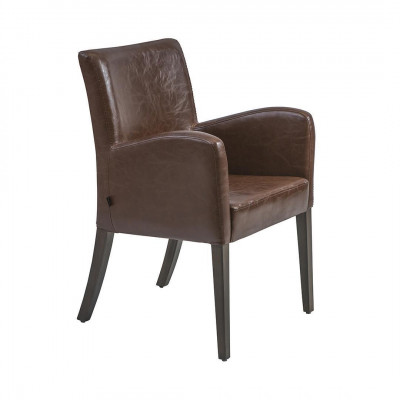 Ontwerp Loungestoel Eetkamer Gestoffeerde Stoel met Armleuningen Fauteuil Nieuw