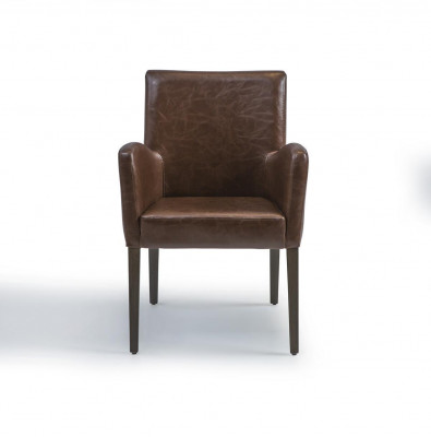Ontwerp Loungestoel Eetkamer Gestoffeerde Stoel met Armleuningen Fauteuil Nieuw