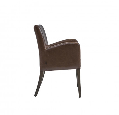 Ontwerp Loungestoel Eetkamer Gestoffeerde Stoel met Armleuningen Fauteuil Nieuw