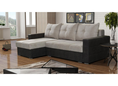 Luxe hoekbank L-vormig Elegant Modern Bankstellen Italiaanse meubels Stof Beige Nieuw