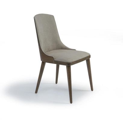 Luxe design gestoffeerde eetkamerstoel zit eetkamermeubilair hout nieuw