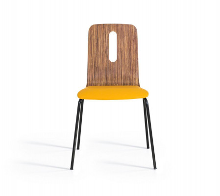 Gele stoel modern design meubels inrichting luxe eetkamerstoelen nieuw