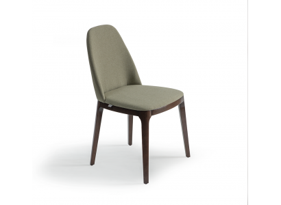 Eetkamermeubilair luxe stoel design gestoffeerde zitting inrichting stijl modern nieuw