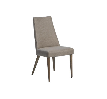 Houten stoel met stoffen zitting eetkamerstoel Nieuwe designer meubels Luxe stoelen