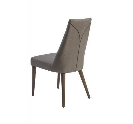 Houten stoel met stoffen zitting eetkamerstoel Nieuwe designer meubels Luxe stoelen