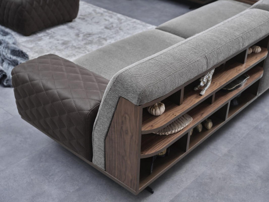 Moderne bankstelset 3-delig 2x bankstel driezits fauteuil gestoffeerd meubilair woonkamer
