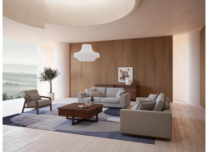 Woonkamer Grijs Bankstel 2x Bankstellen Tweezits Design Fauteuil Luxueuze Inrichting