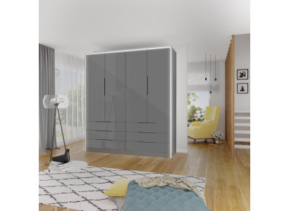 Multifunctionele rekken 207cm kast rek opbergkast garderobe Nieuw