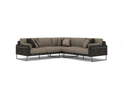 Luxe design hoekbank L-vorm bank woonkamer hoekset inrichting