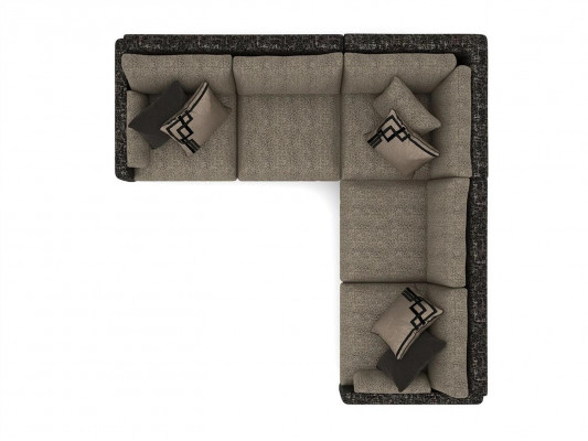 Luxe design hoekbank L-vorm bank woonkamer hoekset inrichting