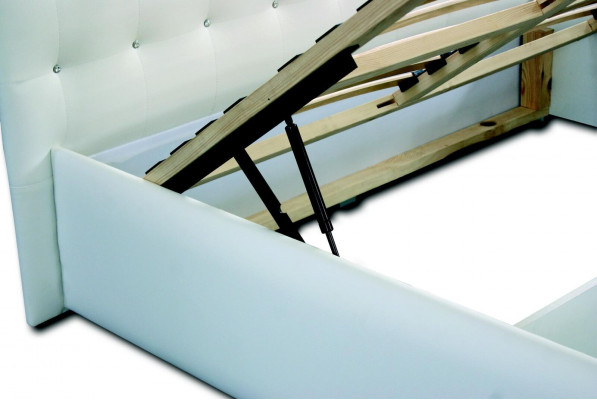 Bed Kussens Ontwerp Luxe Tweepersoonsbedden Wit 160x200cm Slaapkamer Lederen Hotel