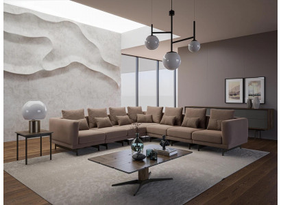 Woonkamer set 3-delig inrichting Hout Salontafel Designer Bijzettafel