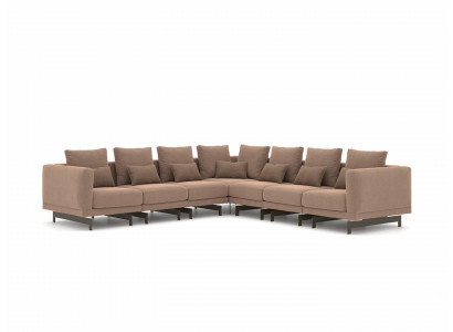 Luxe hoekbank L-vorm Bankstel Stof Bankstel Nieuwe Inrichting Woonkamer