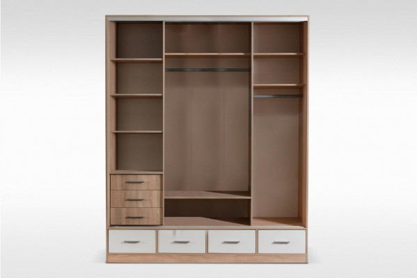 Slaapkamerkast Kast Archiefkast Boekenkast 2-deurs kledingkast
