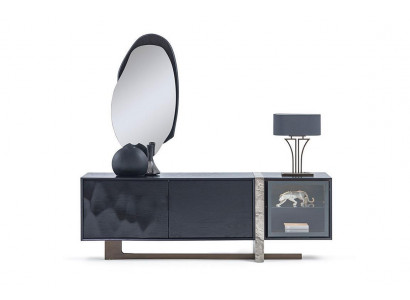 Sideboard Buffet Spiegel Eetkamer Woonkamer Modern Design 2-delig set