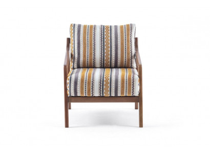 Woonkamer Lounge Designer Modern 1-zits Bank Stoffen Bank met Kussens