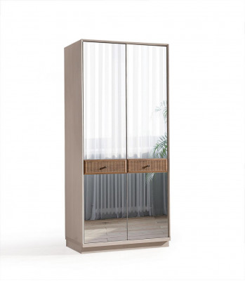 Stijlvolle kledingkast Luxe kast Modern Beige Slaapkamermeubels