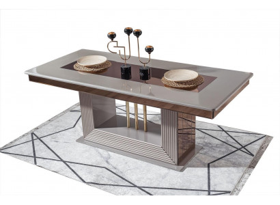 Moderne eettafel eetkamer meubels houten eettafels tafel stijl design.