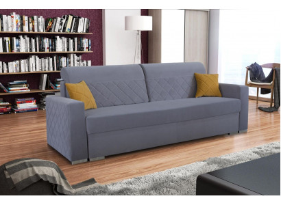 Bankstel 3 zits stof banken bank grijs luxe bekleding moderne driezits meubels nieuw