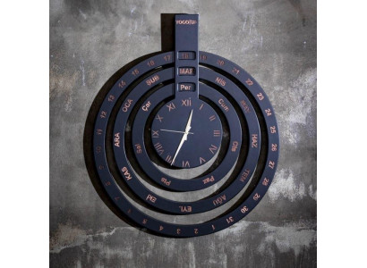 Luxe houten wandklok in vintage stijl met antieke afwerking en slinger