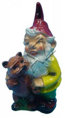 Ontwerp dwerg met teddyberen figuur tuin standbeeld sculptuur figuren sculpturen Nieuw