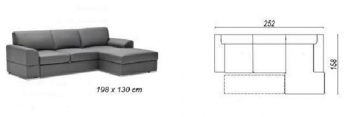 Innovatie in de woonkamer hoekbanken met stoffen bekleding en uittrekbare slaapfunctie.
