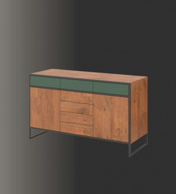 Ladenkast Bruin Elegant Ontwerp Modern Meubilair Slaapkamer Kast Mooi