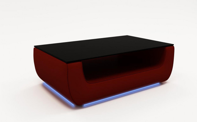 Glastafel Ontwerp Tafels Moderne Bank Bank Woonkamer Lederen Bijzettafel