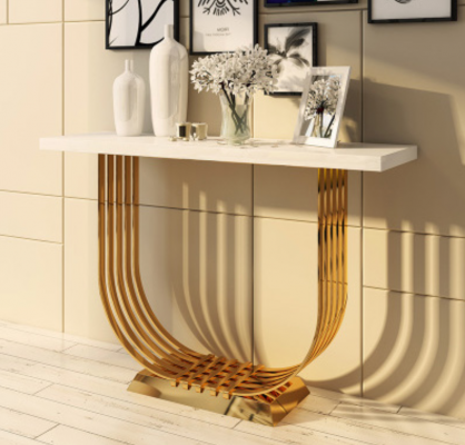 Console tafel Metaal Hout Tafel Console Console tafels Sideboard