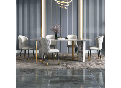 Luxe Modern Marmer Stijl Eettafel Meubels Tafels Eetkamer Design Keuken