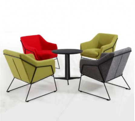 Ontwerper Lounge Stoel Gestoffeerde Bank 1 Zits Modern Nieuw Televisie Fauteuil