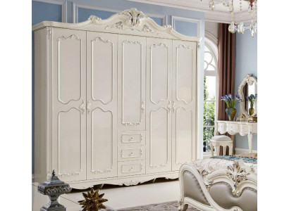 Kledingkast barok antieke stijl rococo slaapkamer kasten massief hout nieuw