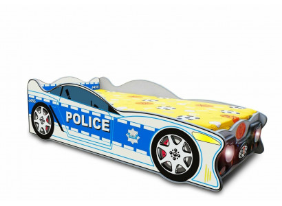 Politieauto bed Bedden Kinderbed kinderbed politieauto & matras kind
