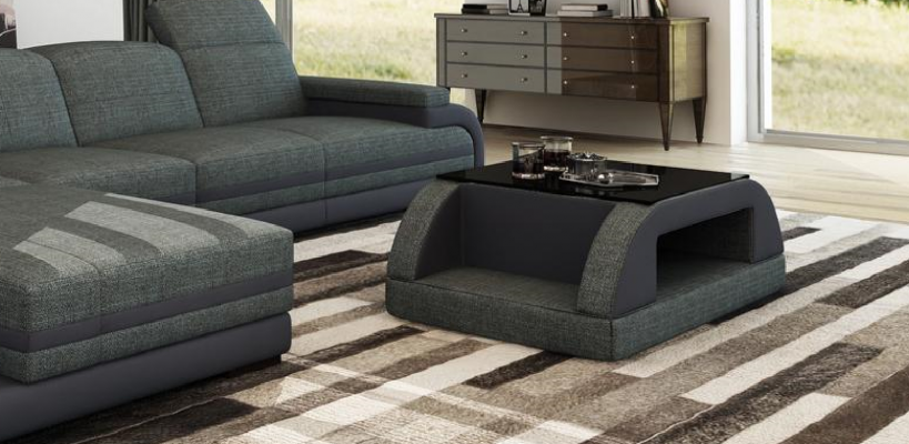 Moderne ontwerptafel salontafel glazen tafel bijzettafel banktafels woonkamer