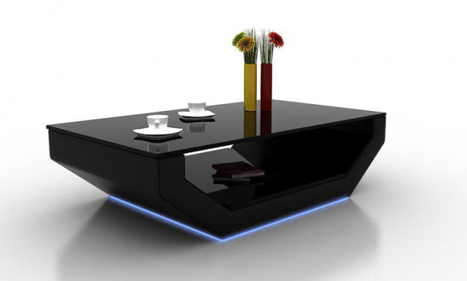 Design Space Luxe Leren Glas Tafel Woonkamer Bank Tafel Bijzettafels