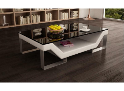 Sofatafel Glas Ontwerp Tafel Woonkamer Leren Bank Bijzettafel Bank Koffie