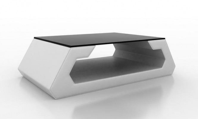 Salontafel Design Woonkamer Glas Lederen Bank Bank Tafel Bijzettafel Koffie