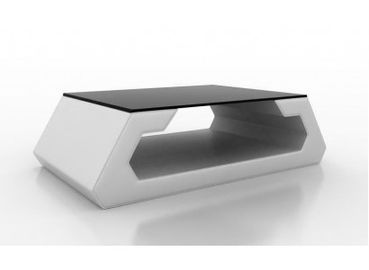 Salontafel Design Woonkamer Glas Lederen Bank Bank Tafel Bijzettafel Koffie