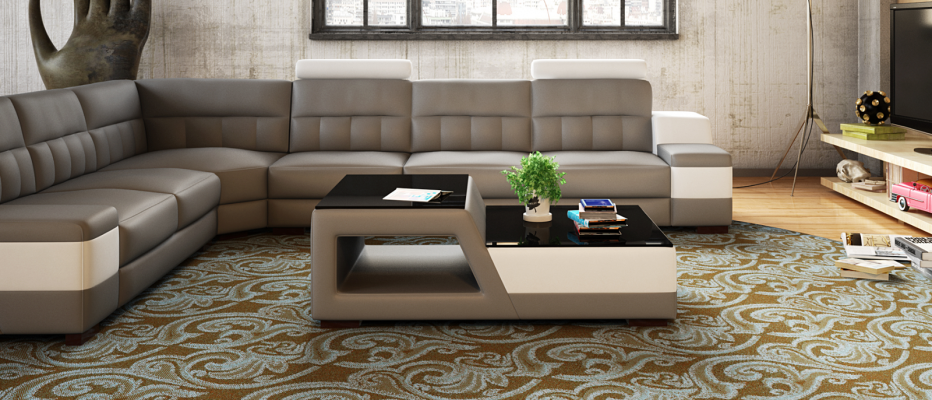 Moderne ontwerper glazen bijzettafel woonkamer salontafel tafel