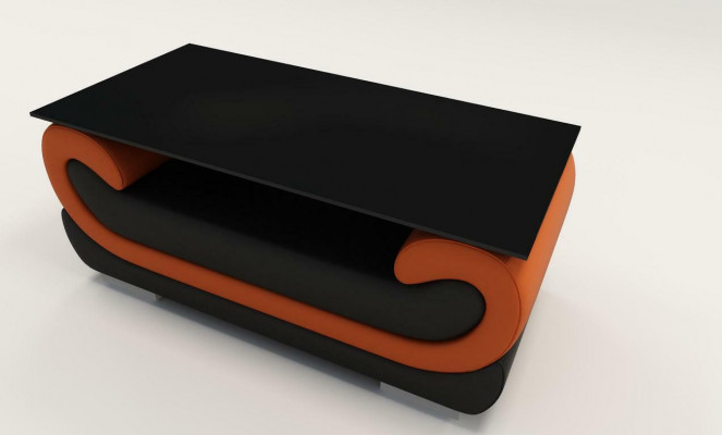 Prachtige designglazen tafel Gewatteerde woonkamer bijzettafel