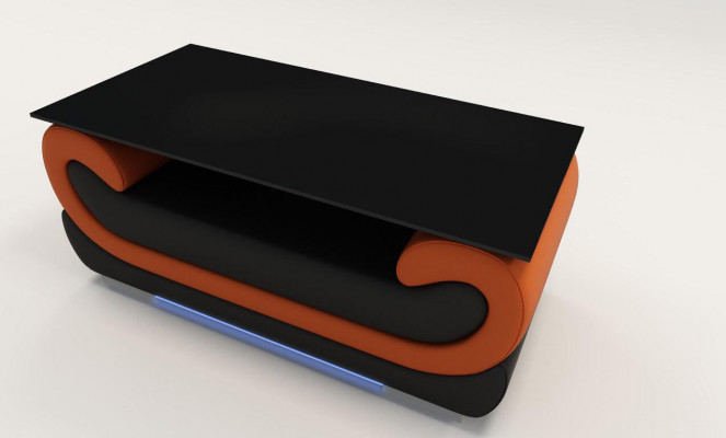 Prachtige designglazen tafel Gewatteerde woonkamer bijzettafel