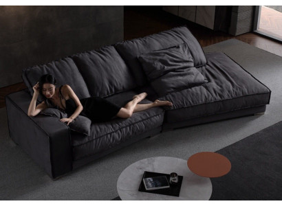 Ontwerp L Vorm Moderne Luxe Banken Nieuw Hoekbank Bank Banken Textiel Bed Functie