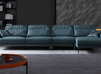 Woonkamer L-vorm Modern Elegant Woonlandschap Design Bank Bank Bekleding