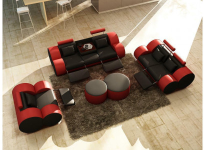 Moderne woonkamer bankstel bankstel bankstel bankstel bankstel 3+2+1 design