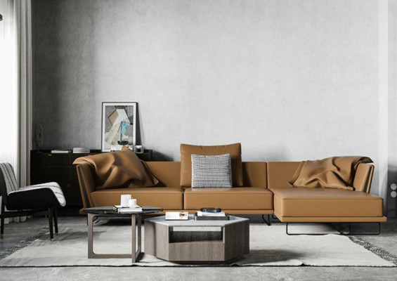 Hoekbank L-vorm Leder Woonlandschap Relax Bank Design Bank Lounge Bankstellen Hoek Nieuw