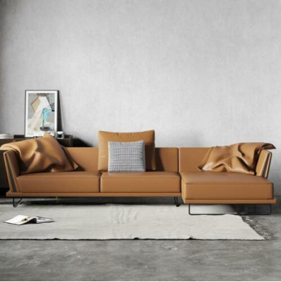 Hoekbank L-vorm Leder Woonlandschap Relax Bank Design Bank Lounge Bankstellen Hoek Nieuw
